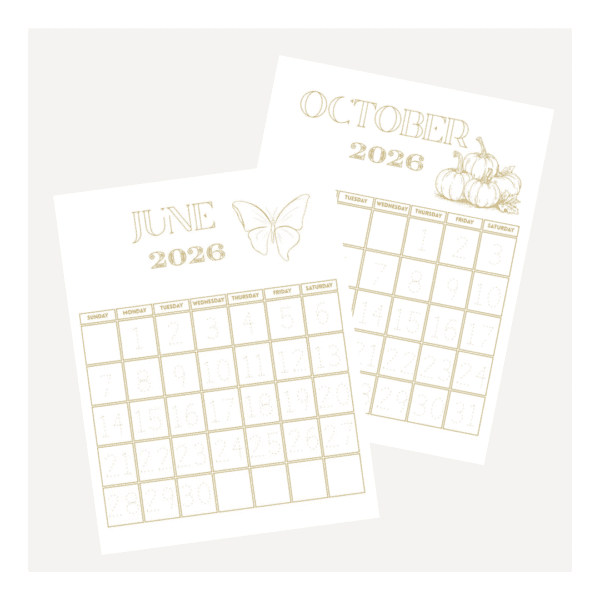 2026 Traceable Calendar